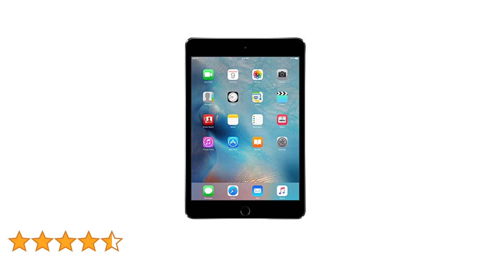 Apple iPad mini 4 Wi-Fi (128GB, 4th Gen, MK9N2X/A) - Space
